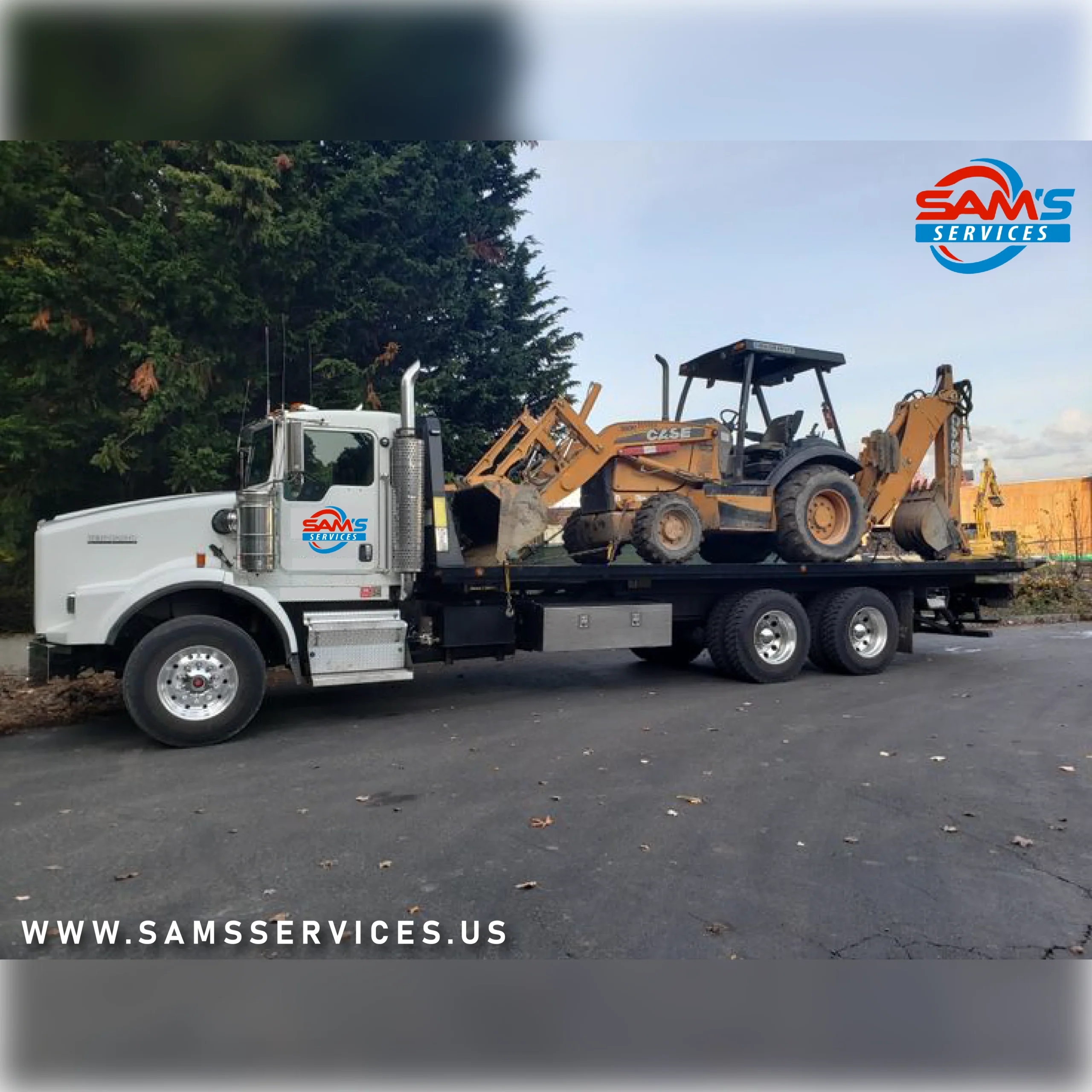 flatbed towing