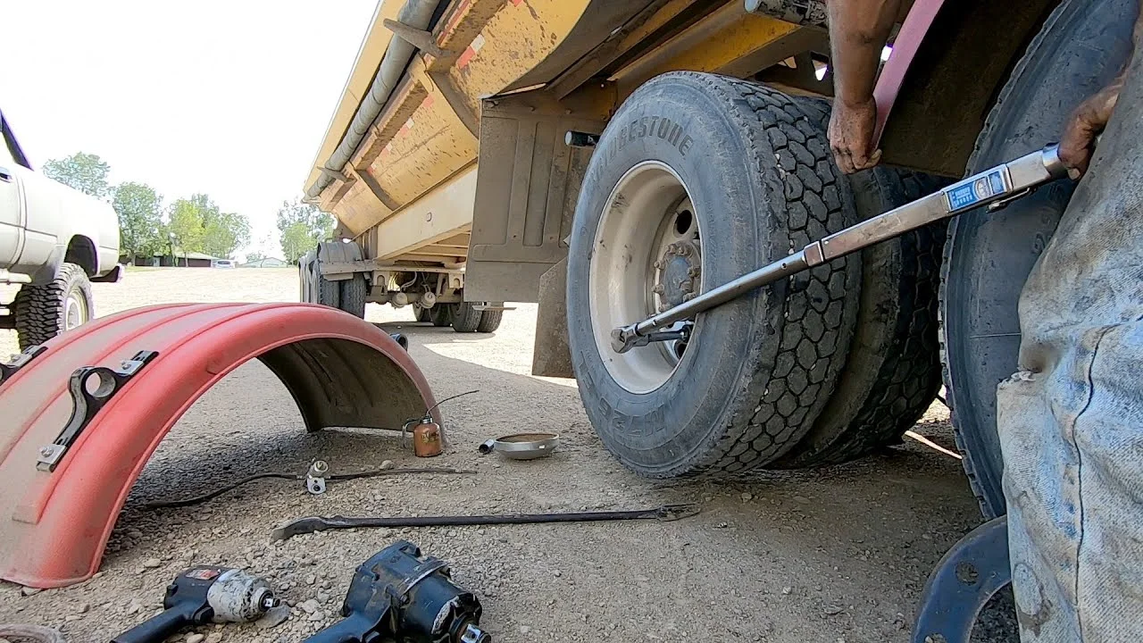 semi truck tire repair